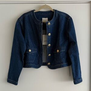 Brand New Reformation Braxton Denim Jacket